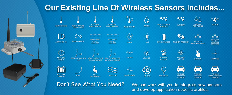 View our current sensor types!